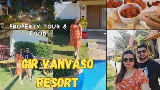 Best Resort 🏖️ to stay in Sasan Gir🦁  Gir Vanvaso  Resort under 5K  Property tour  Food [upl. by Mahda]