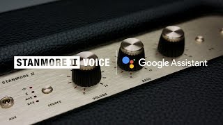 Marshall  Stanmore II Voice with the Google Assistant BuiltIn  Full Overview [upl. by Ryun]