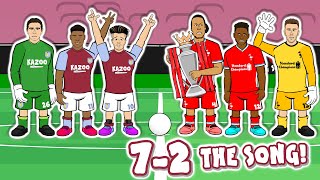 😂72 THE SONG😂 Aston Villa vs Liverpool 2020 Parody Goals Highlights [upl. by Schoenfelder281]