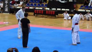 6th World Cup KWF Kumite Moses Sebopa South Africa vs Russia 12 final [upl. by Hallutama974]