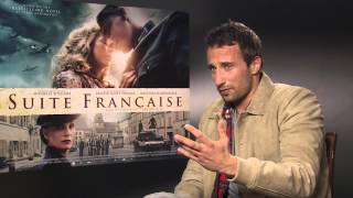 Matthias Schoenaerts Interview Suite Francaise [upl. by Allenrac428]