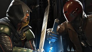 Red Hood vs Robin Injustice 2 4K [upl. by Azzil]