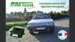 Citroën BX 16i monopoint convertie E85 avec boîtier BMTechE85 Classic [upl. by Scot]