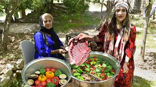 KURDISH Style Dolma in Village Which is So Delicious amp Popular ♧ Village Cooking Vlog [upl. by Lougheed]