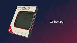 Unboxing of the new Dockmate Wireless Charging Pad [upl. by Inerney]