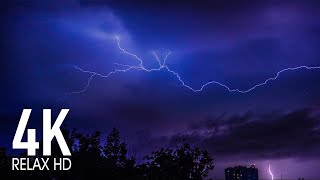 Real THUNDERSTORM Sounds for Relaxation — Relaxing Rain Thunder amp Lightning Ambience for Sleep [upl. by Kristina589]