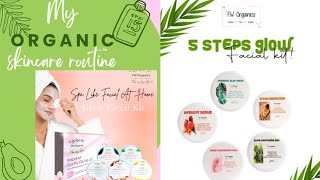 Skin Care At home FW Organic Glow Facial Kit Review quot5 Step Glow Facial At Home [upl. by Helga]