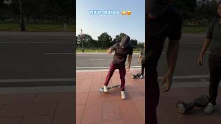 New Type of Skateboard with just 2 Wheels this is known as Waveboard [upl. by Atekihc]