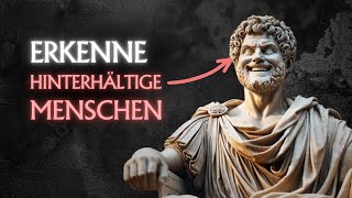 Wie du MANIPULATION und hinterhältige Menschen SOFORT erkennst  Die stoische Methode  Stoizismus [upl. by Hameean393]