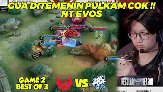 YEE EVOS NEMENIN GUA PULANG KAMPUNG GAES  GAME 2 EVOS VS BTR [upl. by Nlyak669]