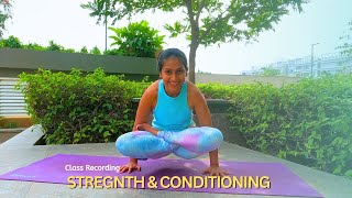 FullBody Weight Loss Workout Strength amp Stretch  50 Min Yoga with Weights [upl. by Abekam]