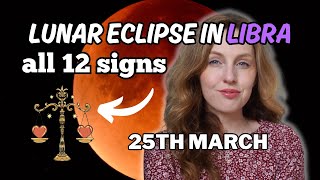 Lunar Full Moon Eclipse in Libra 2024 Horoscopes  All 12 Zodiac Signs  Hannah’s Elsewhere [upl. by Adnerol]