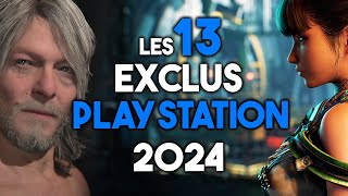 Les 13 exclusivités PLAYSTATION à venir en 2024 🔥 [upl. by Vin]