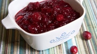 Homemade Cranberry Sauce Recipe  Quick amp Easy [upl. by Laurena]