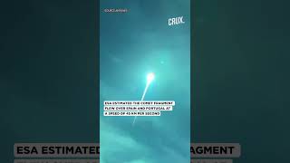 Watch Comet Flies Over Spain and Portugal Lights Up Skies [upl. by Christen]