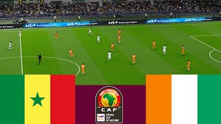 Senegal vs Cote dIvore Penalty Highlights  Video game simulation PES 2021 [upl. by Genisia]