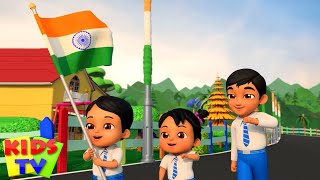 Jhanda Lekar Chale School झंडा लेकर चले स्कूल Republic Day Special Song for Children [upl. by Donough710]