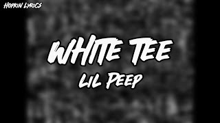 Lil Peep  White tee lyrics lilpeep whitetee lyrics [upl. by Lednic]