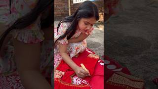 Amar biyar bridal blouse nijar hate banano ytshorts shortvideo art ashortaday bridal shorts [upl. by Denna]