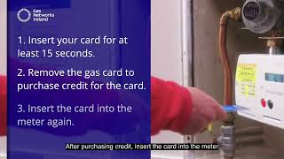 How to use your Pay As You Go Gas Meter from Gas Network Ireland [upl. by Eiffe378]