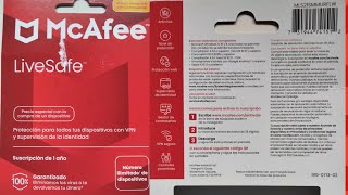 ✅Como Activar su suscripción de McAfee Original  2024 [upl. by Nihs156]