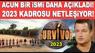 Survivor 2023 Ünlüler Gönüllüler kadrosu giderek şekilleniyor Ünlüler takımı için yeni isim [upl. by Saimon]