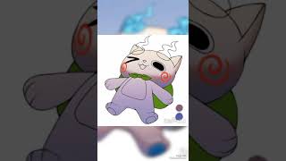 Komasan Yokai watch ✦ yokaiwatch drawing art youtubeshorts [upl. by Dane]