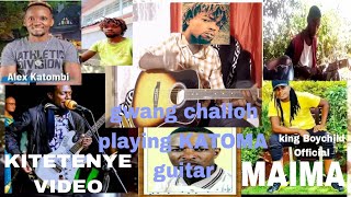 KITETENYE VIDEO BY KATIVUI GWANG KYALOH DOING IT WITH MANMADE GUITAR 🎸KIMANGUKATOMBiMAIMA [upl. by Nilrak]