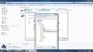 How to Map a Network Drive in Windows 7 [upl. by Rimaa964]