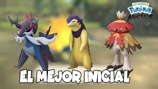 ¿CUÁL ES EL MEJOR INICIAL DE HISUI ¿QUÉ STARTER COGER EN POKÉMON ARCEUS POKÉMON LEYENDAS ARCEUS [upl. by Annodahs]