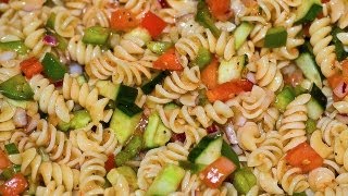 Italian Dressing Pasta Salad  Healthy Dish How to Make Pasta Salad [upl. by Nnairek161]