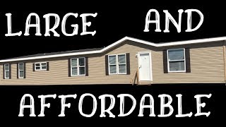 LARGE AND AFFORDABLE Mobile Home 32x80 4 bed 2 bath Cappaert Double Wide  Mobile Home Masters [upl. by Nav]