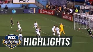 Chicharito goal gives Mexico early lead against USA  2015 CONCACAF Cup Highlights [upl. by Adolf785]