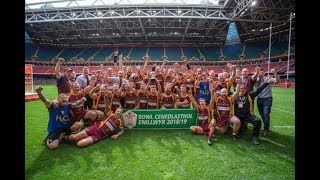 ABERGAVENNY RFC WRU NATIONAL BOWL FINAL WINNERS 201819 [upl. by Otes]