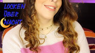 BEQUEMSTE Trend Methode LOCKEN über Nacht  Schal  Bademantelgürtel  Locken Tutorial  Hairstyle [upl. by Asli]