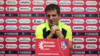 CD CALAHORRA 0 SD AMOREBIETA 1 Declaraciones del entrenador ÃÃ±igo Valencia [upl. by Renmus]