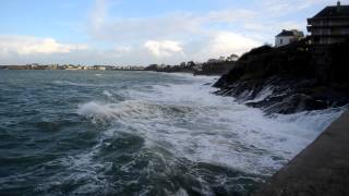 Grande Marée à SaintMalo  Grosses vagues [upl. by Nelyak]