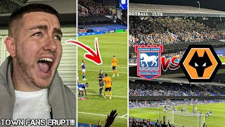 IPSWICH TOWN VS WOLVES  32  HWANG 황희찬 LOSES IT WITH REFEREE amp TOWN CRUISE INTO NEXT ROUND [upl. by Llebana]