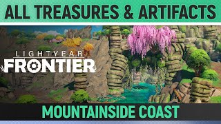 Lightyear Frontier  Mountainside Coast  All Treasures amp Artifacts All Discoveries [upl. by Sidnarb]