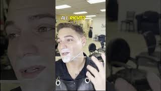 Shaving the jawline 101 barbershop shavingcream barber letsshave shavingproducts mensgrooming [upl. by Benedetto]