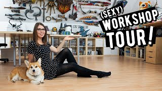 My MASSIVE 970 sqft cosplay workshop [upl. by Kristoffer]