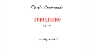 CChaminade CONCERTINO Op107 accompaniment [upl. by Eittam]