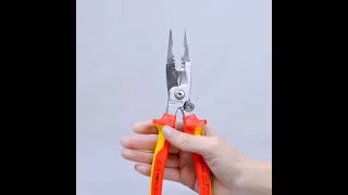 KNIPEX 13 96 200 Electrical Installation Pliers silent demo [upl. by Layne]