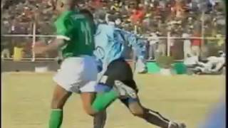 KALUSHA BWALYA FREE KICK AGAINST LIBERIA 2004 [upl. by Malik214]