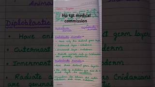 Short seriesgerm layer triploblastic animals hp tgt medical [upl. by Ettennan191]