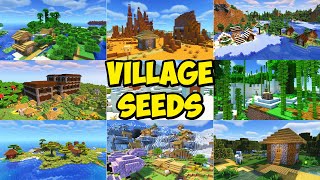 TOP 15 BEST VILLAGE SEEDS For Minecraft 120 [upl. by Voltz]