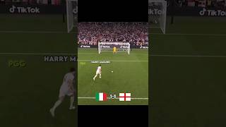 Italy vs England  Penalty shootout Euros 2020 football edit viral euro2024 [upl. by Wolsky]