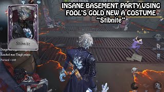 Fools Gold new A costume quotStibnitequot gameplay  Identity V [upl. by Singband]