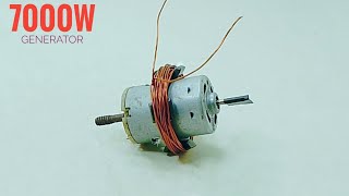 Make Free Electricity at Home fast electric 230V generator from 100 copper coil and magnetic motor [upl. by Icart]