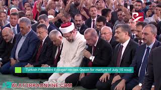 Turkish President Erdogan recites Quran [upl. by French705]